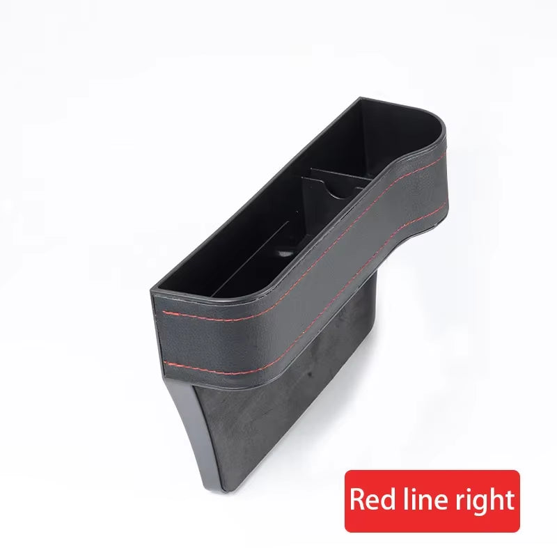 LuxPocket™ Leather Car Seat Gap Organizer – Declutter Your Drive in Style