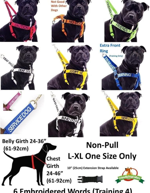 Load image into Gallery viewer, Deaf Dog White Warm Dog Coats S M M L L XL Waterproof Reflective Fleece Lined Prevents Accidents by Warning Others of Your Dog in Advance (M-L Back 17" (43Cm)

