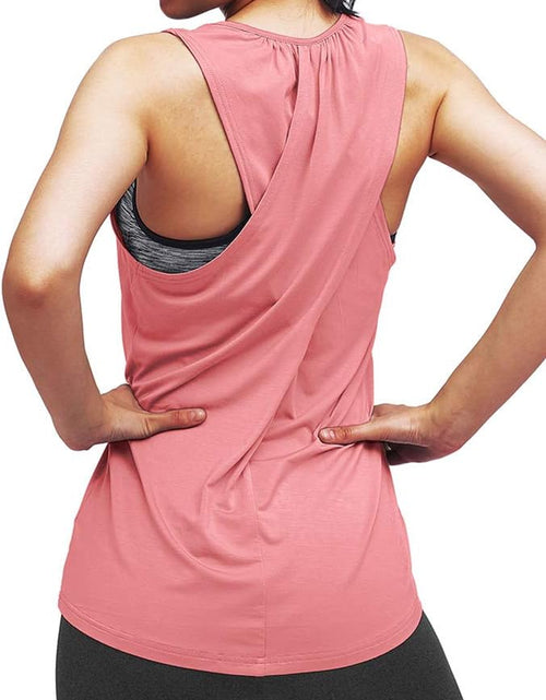 Load image into Gallery viewer, Workout Tops for Women Yoga Athletic Shirts Tank Tops Gym Summer Workout Clothes

